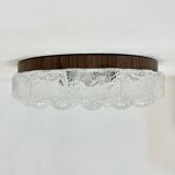 Mid-century design ceiling lamp flush mount , 1970s