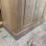 Large workshop wardrobe in pitch pine - Early 20th century