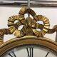 Golden wood clock