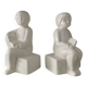 Vintage ceramic bookends