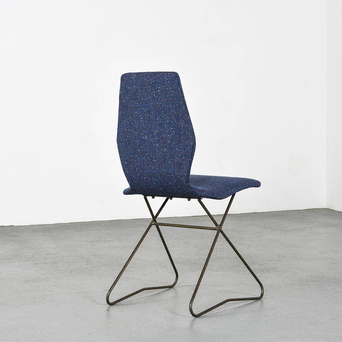 Pair of 1950 chairs by Louis Paolozzi