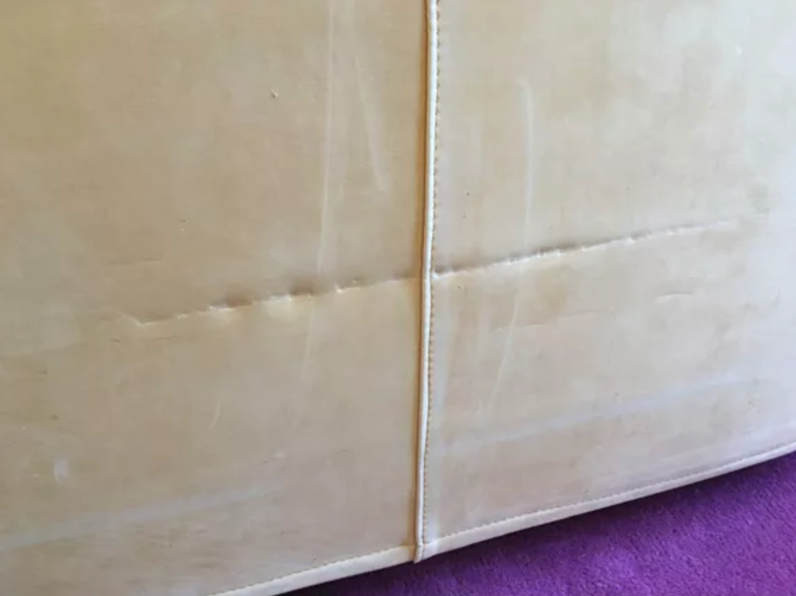 Alcantara leather sofa 2 places