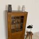 Small vintage art deco oak bookcase