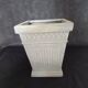 Square Art Deco Style Ceramic Planter