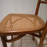 Set of six bistro chairs