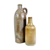 2 stoneware bottles without caps