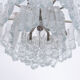 Lustre en verre de glace par J. T. Kalmar pour Kalmar Franken KG, années 1960
