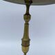 ORIENTAL GUERIDON IN BRONZE AND BRASS XIX EME GRAVEL PLATEAU BEAUTIFUL PATINA