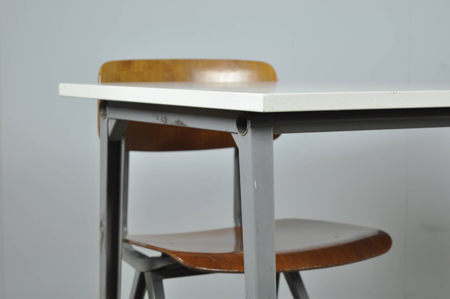 Vintage industrial Reform dining table from FRISO KRAMER 1960s