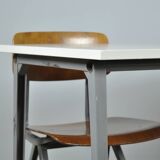 Vintage industrial Reform dining table from FRISO KRAMER 1960s
