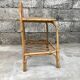 Chevet en rotin osier bambou 1950