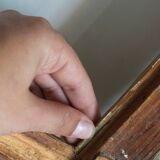 Old gilded wooden frame