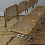 Set of 4 cesca chairs Marcel Breuer, 1970s