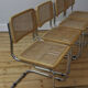 Set of 4 cesca chairs Marcel Breuer, 1970s