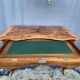 Antique baroque-style desk from Dresden with five drawers.