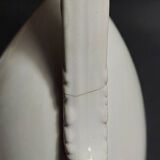 White iron earth sauce boat from Creil and Montereau, late 19th century