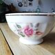 Lot of 2 bowls with pink decor facets