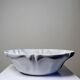 Large fruit bowl / salad bowl in fine white Limoges porcelain, vintage / antique