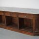 Antique Shop Counter / Kitchen Island in Dutch Pine and Marble, 19th Century