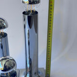 Space Age ceiling lights in chrome by Rolf Krüger for Staff Leuchten, A