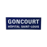 Plaque de métro « Goncourt Hôpital Saint Louis »