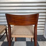Set of 5 chairs from the 50s designed by Georg Leowald