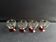 4 Enameled Alcohol Glasses – Art Deco