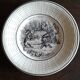 5 Jean de la Fontaine Sarreguemines themed plates