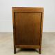 Wooden chest of drawers, splayed legs from the 1950s, vintage
