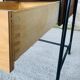 Vintage metal and formica desk with 2 drawers, circa 60's