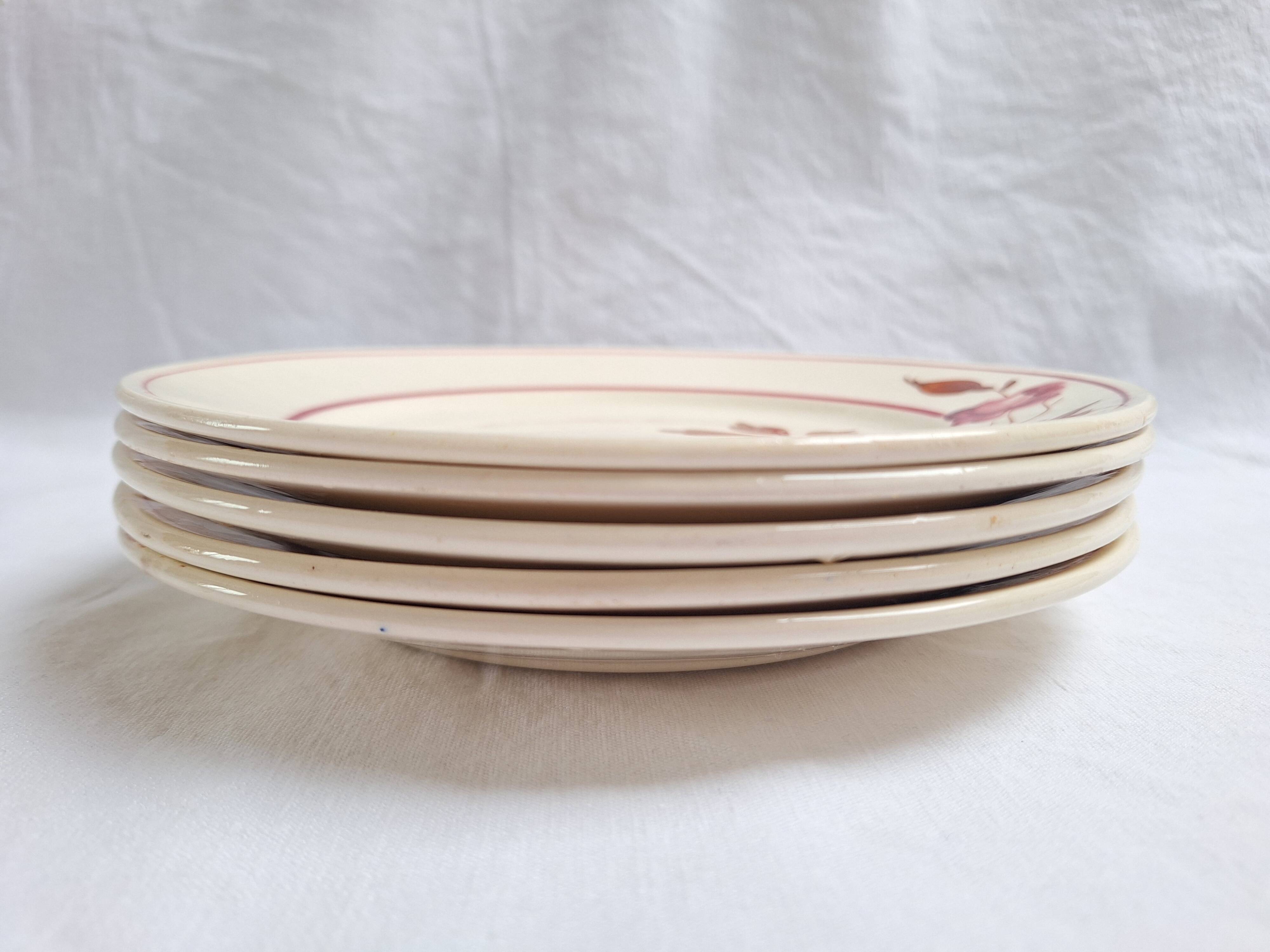 Luneville dessert plates