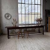 XXL table in solid dark walnut 3m