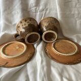 2 large vallauris cups