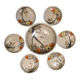 Japanese tableware in earthenware