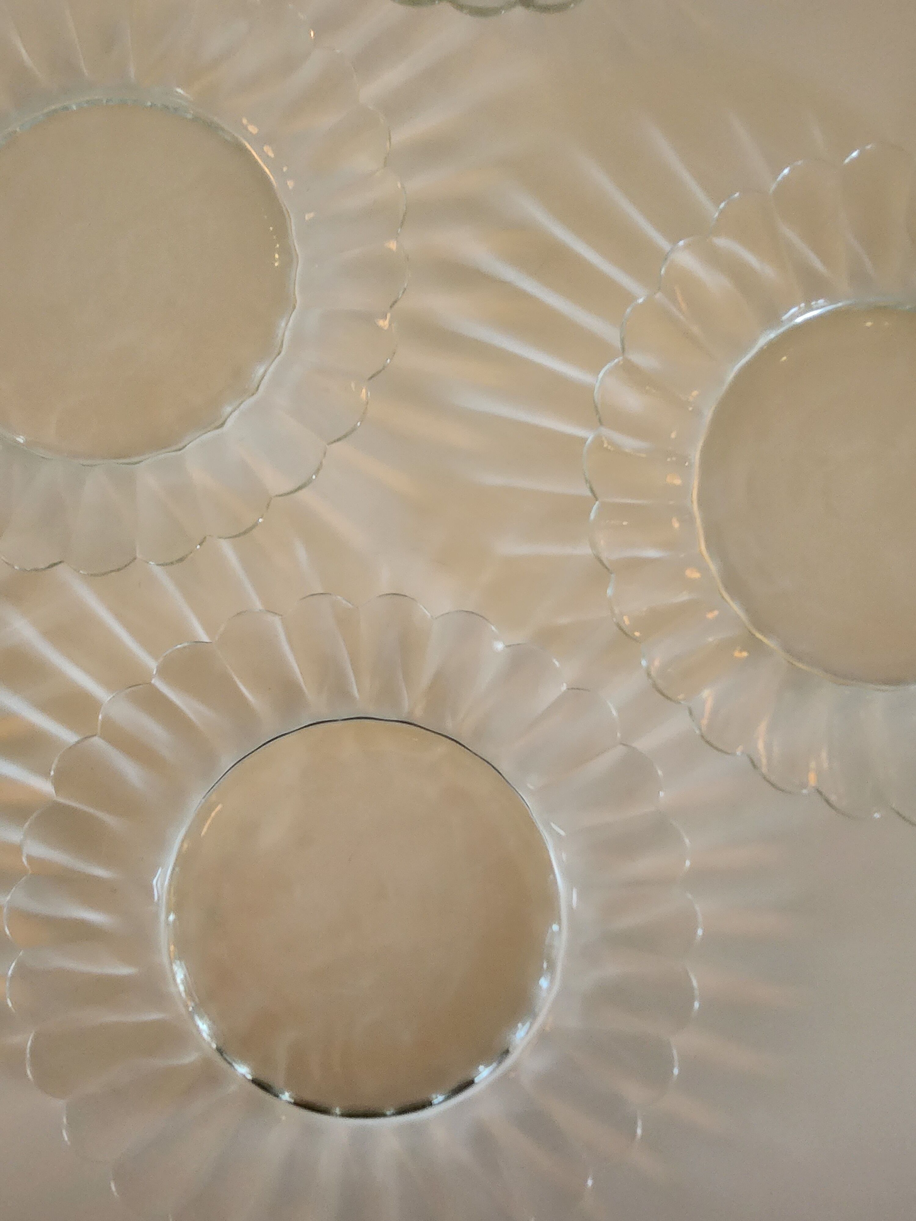 7 dessert plates Duralex Marguerite