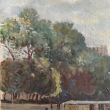 The Pont Neuf Paris, oil on canvas signed and dated