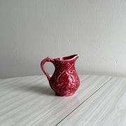 Pot à lait en céramique rouge
