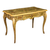 20th century French lacquered and painted writing desk