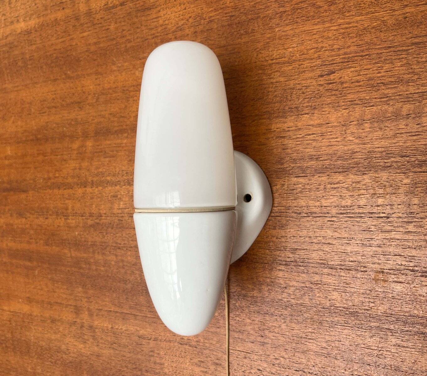 Mid-Century Modern German Ceramic 6065 Sconce by Wilhelm Wagenfeld for Lindner, 1950s