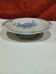 old earthenware fruit bowl - blue floral decoration