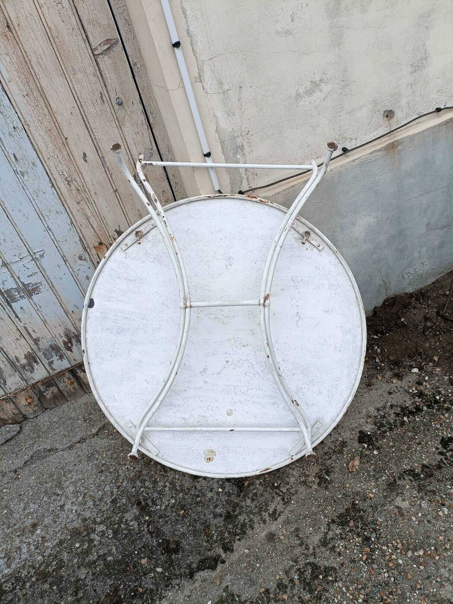 Garden furniture wrought iron old vintage xxeme