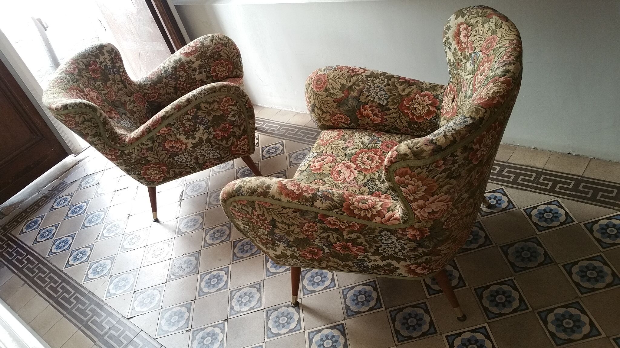 Pair of chairs organic years 50-60