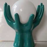 Vintage ceramic hand lamp from the 80s