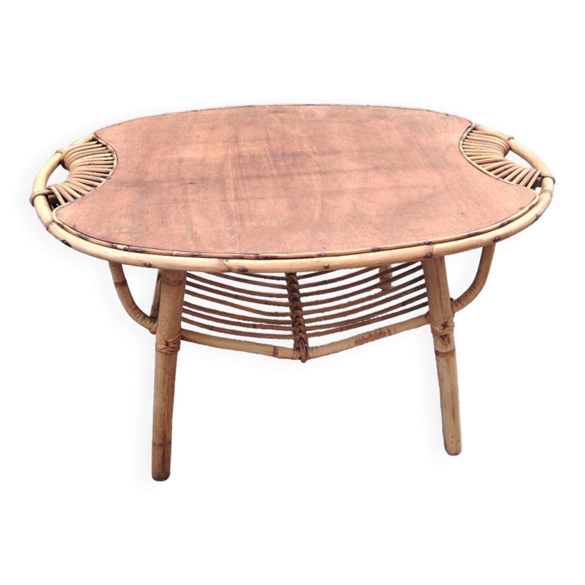“Lemon” rattan coffee table