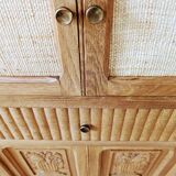 Solid oak Art Deco sideboard