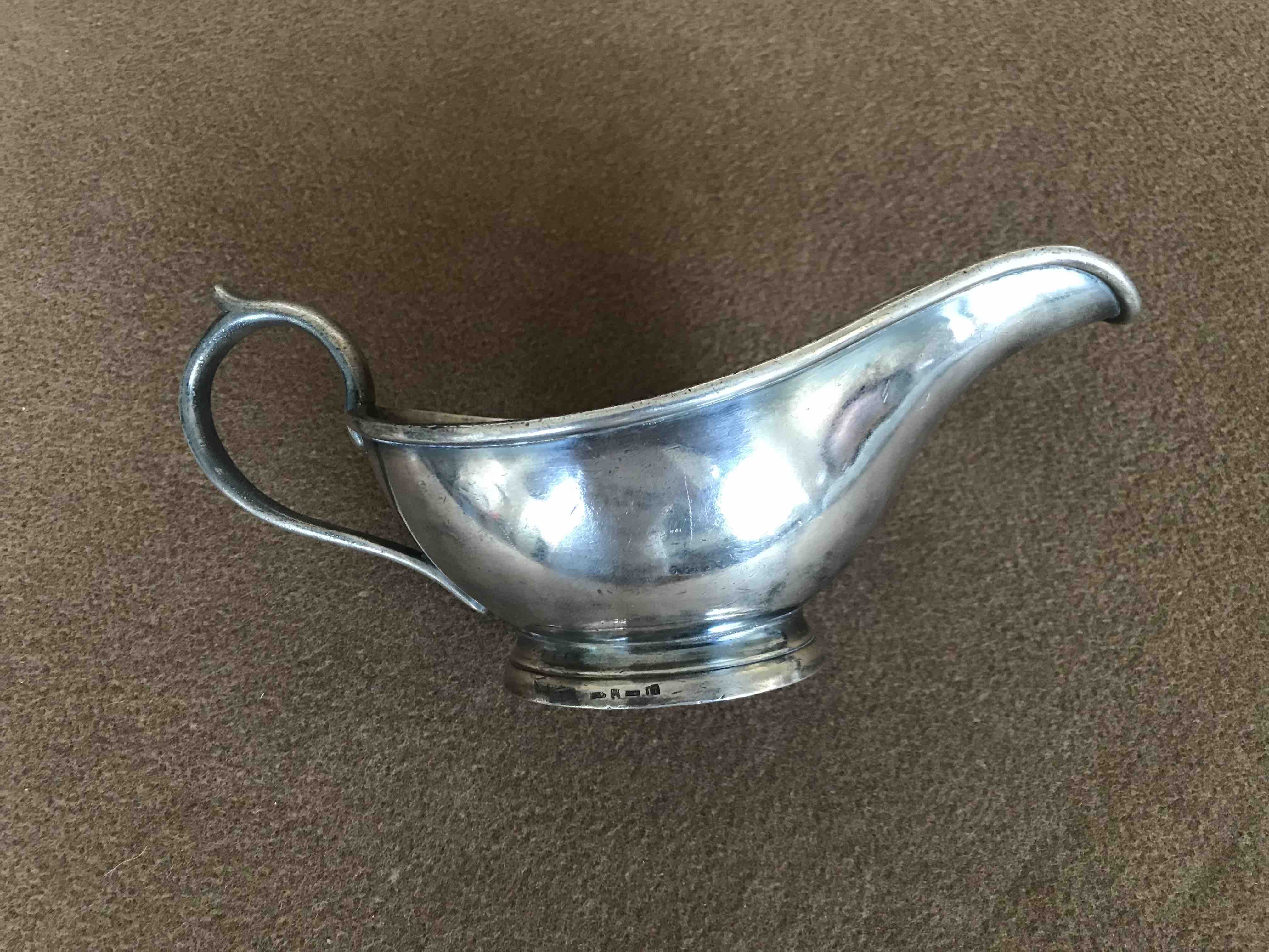 Silver metal sausage maker engraved Maison Dorée