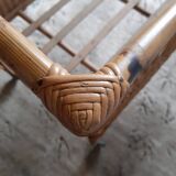 Rotin cradle baby bed