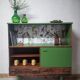 Buffet vintage pieds fuselés