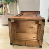 19th century solid wood bedside table