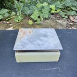 Boite à bijoux en onyx vintage